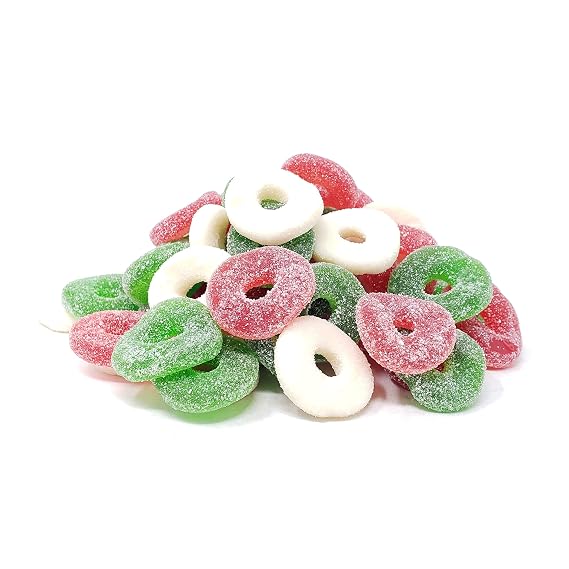Candy Retailer Gummi Christmas Rings 1 Lb