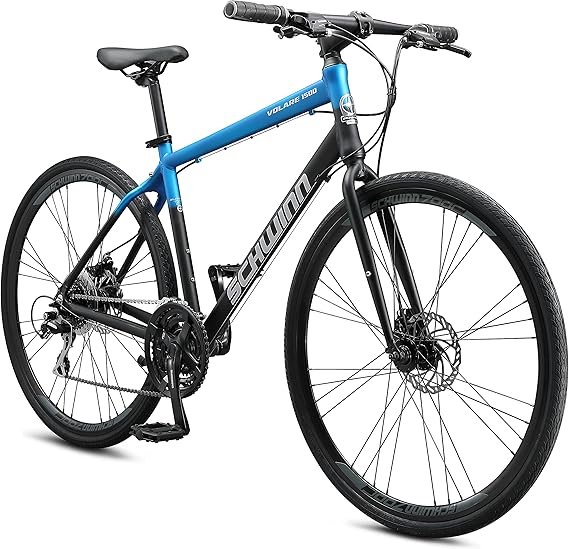Schwinn Volare 1300 Road Bike, 700c Mens and Womens Bike, 14-Speed Drop Bar Road Bicycle, Aluminum Frame, Sport Tires, Fitness Seat, Alloy Caliper Brakes, Adult Bicycle