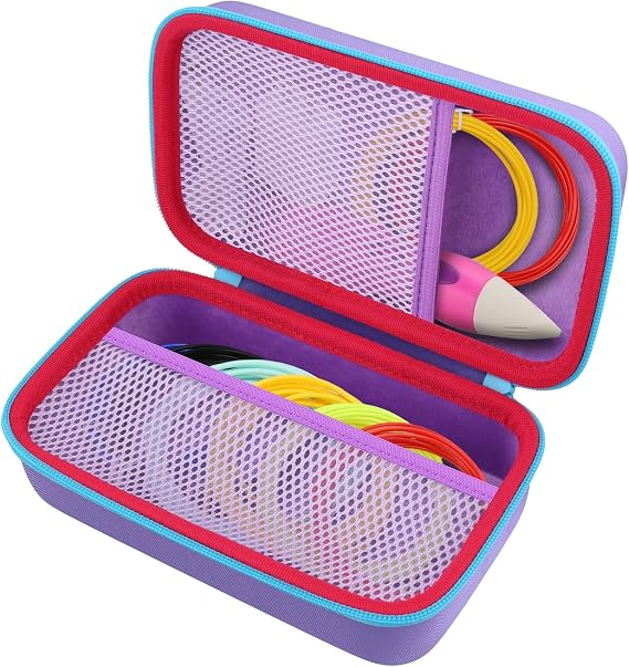 co2CREA Storage Case for 3D Printing Pen Set, Mesh Pockets Holder for SCRIB3D P1 /MYNT3D Super /PIKA3D Super /3Doodler Start 3D Printing pen and