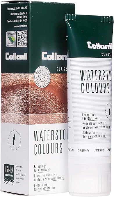 Collonil Waterstop Classic Care and waterproofing cream for smooth leather, Beige - Creme, 75 ml (Pack of 1)