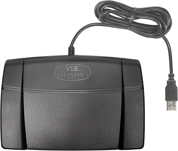 Infinity 3 USB Foot Pedal Control with Computer Plug In, one unit