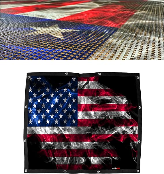 Smokey Flag Mesh Bug Screen Fits Peterbilt 589 (Screen Only)