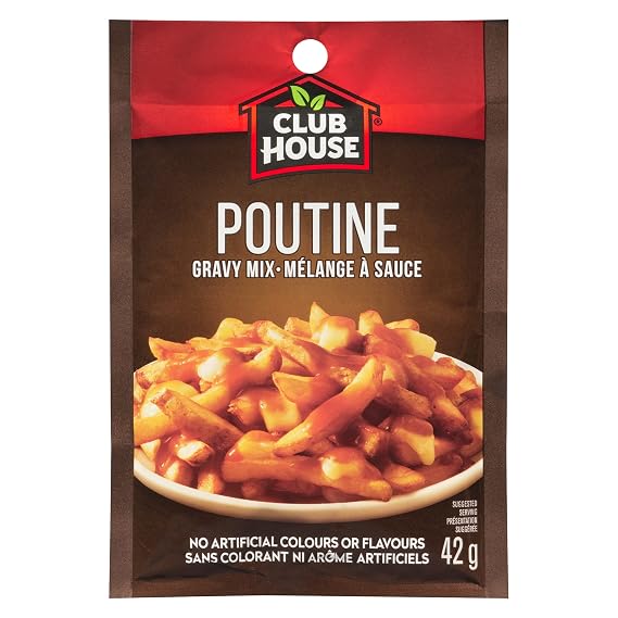 Club House Poutine Gravy Mix, 42g/1.5oz (Imported from Canada)