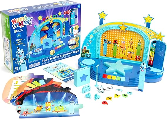 Learning Resources Numberblocks Five Superstar Stage Interactive Set Ages 3+