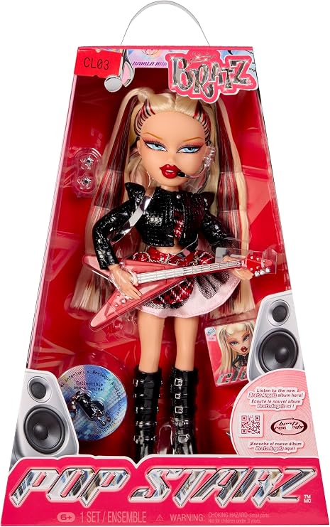 Bratz Pop Starz Cloe Fashion Doll with Accessories and Charms