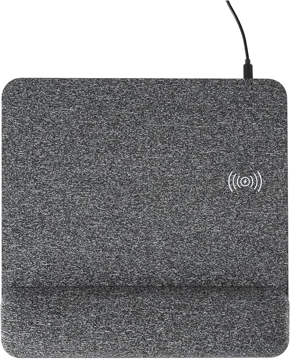 Allsop PowerTrack Plush Wireless Charging Mousepad
