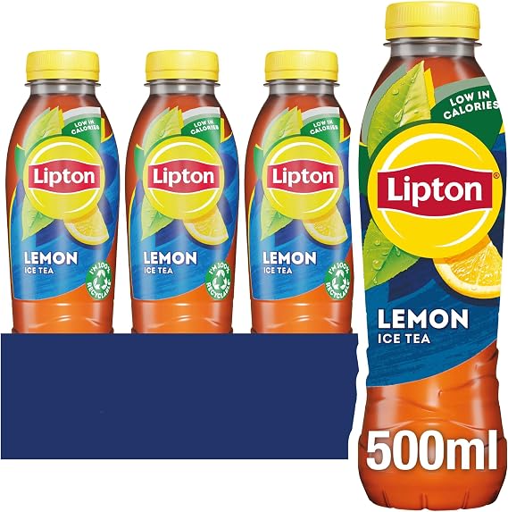 Lipton Lemon Ice Tea | 500ml Bottle | 24 Pack