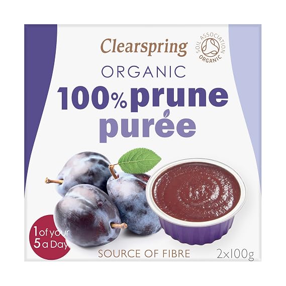 Clearspring Organic 100% Prune Puree 2x100g