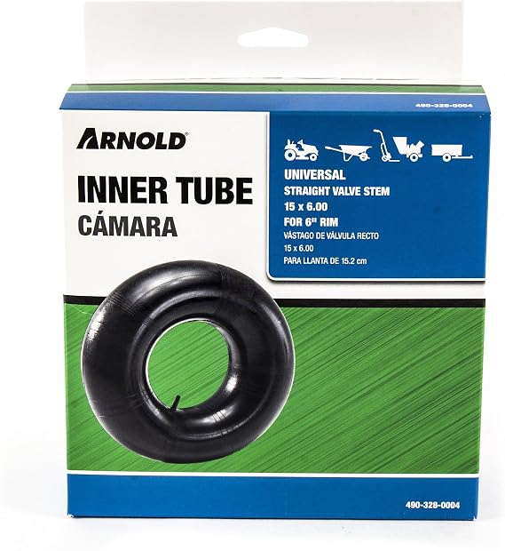 Arnold Off-Road Replacement Inner Tube for 15x6-Inch Tires