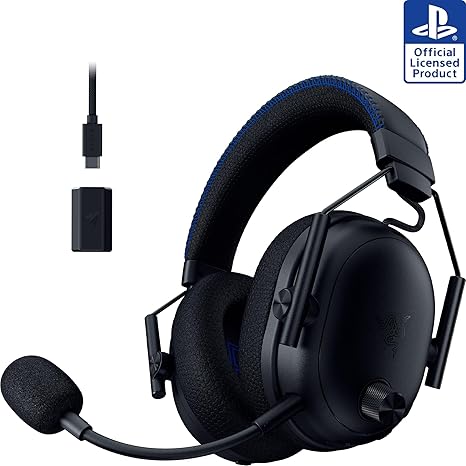 Razer BlackShark V3 Pro Wireless ANC PlayStation Gaming Headset, Black