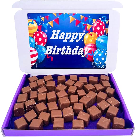 Chocolate Turkish Delight Gift Box Birthday Hamper 450g Chocolates Gift Sweets