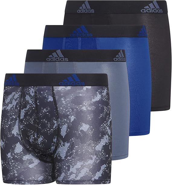 adidas Boy's Performance 4-Pack Boxer Brief (Big Kid)