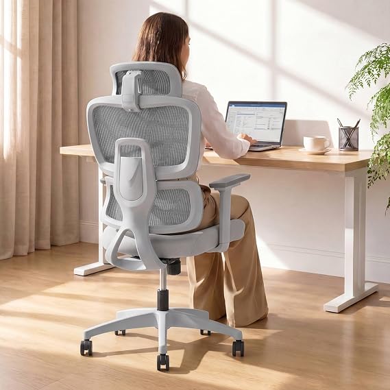 Ergonomic Office Chair,Comfy Desk Chair with Lumbar Support