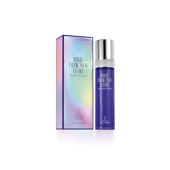 ELIZABETH TAYLOR White Diamonds Luster Eau De Toilette Spray, 3.3 Ounce