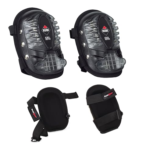 Professional Knee Pads N Gel Duplex - Safety Equipment with Ergonomic Design, Impact Protection, Silicone Gel Comfort, Stability, Two-in-One Design for Various Uses