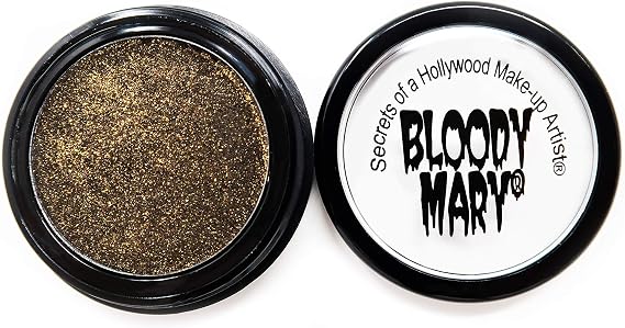 Bloody Mary Eye Shadow Black Sparkle Gold