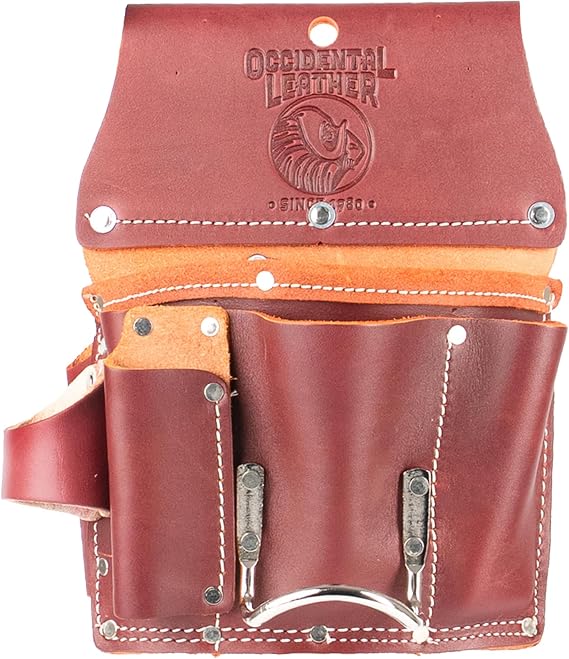 Occidental Leather Pro Drywall Pouch - 11 Pockets & Tool Holders - Made in USA