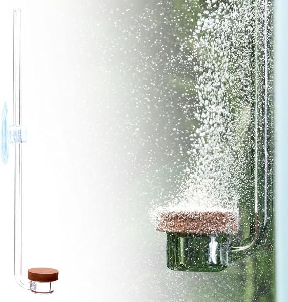 Aquario Neo CO2 Aquarium Diffuser - CO2 Diffuser Aquarium Kit, CO2 Diffuser for Aquarium Plants, CO2 System for Aquarium -Normal Special Diffuser, Medium