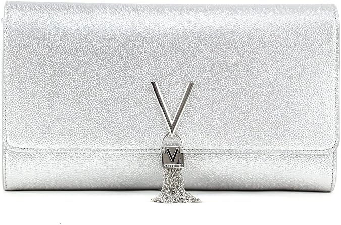 Valentino Silver Clutch Divina