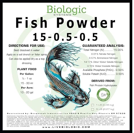 Fish Powder (15-0.5-0.5) (1 lb.)