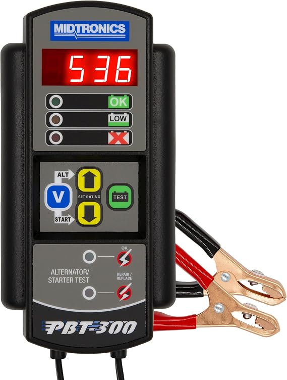 Midtronics PBT300 Battery Charging Starting System Tester Black