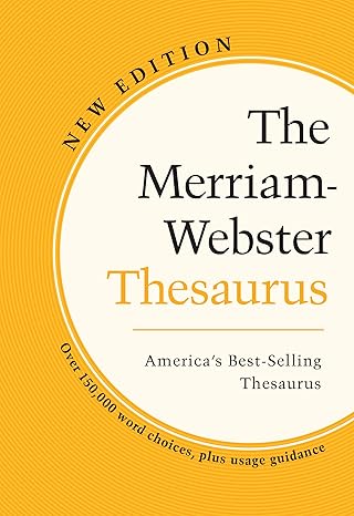 The Merriam-Webster Thesaurus - Newest Edition, Trade Paperback