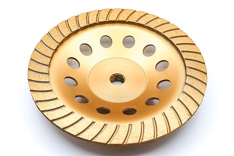 TechDiamondTools Turbo Diamond Cup Grinding Wheel 7 inch - 5/8" - 11 Thread