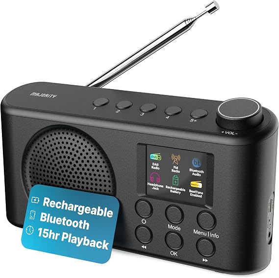 Majority Orwell Pro Taşınabilir DAB/FM Radyo Bluetooth Hoparlör