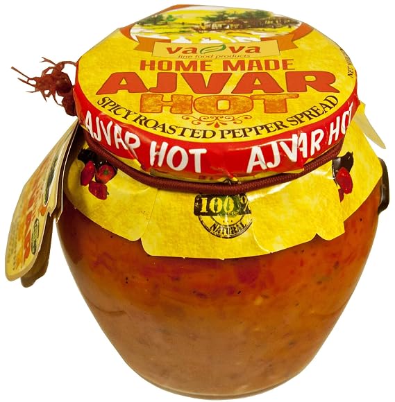 Va-Va Ajvar Hot Vegetable Spread, 540 Gram
