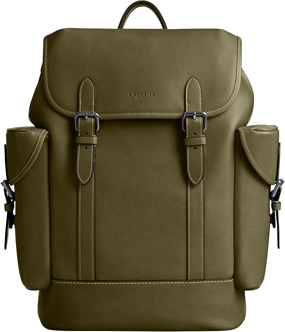 Coach Hitch Backpack in Natural Full-Grain Leather