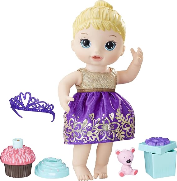 Hasbro Baby Alive E0596ES1 Birthday – Fun Baby Doll