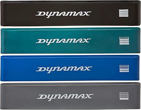 Dynamax Mini Band Set, Black, Green, Blue & Grey