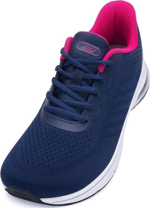 AOV Wide Toe Box Running Shoes Women Arch Support Walking Sneakers