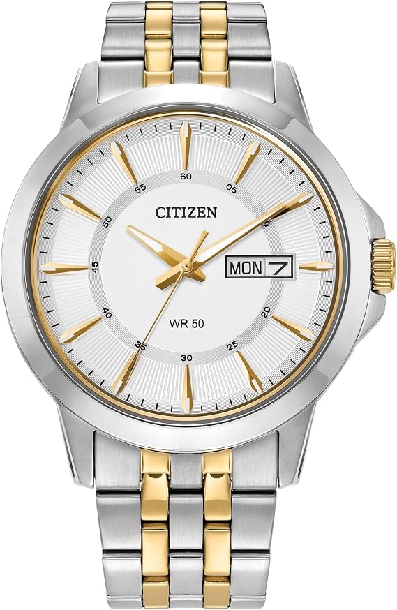 Citizen Quartz Mens Watch, Stainless Steel, Classic, Two-Tone