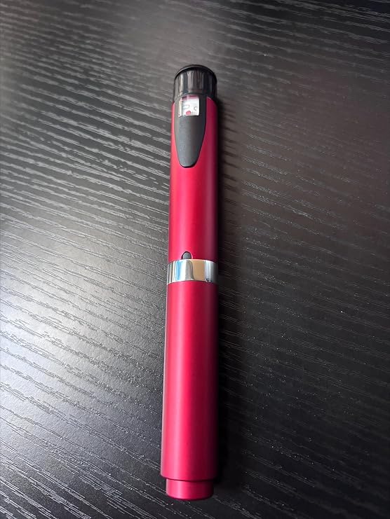 Reusable Injection Pen Red with Cartridge