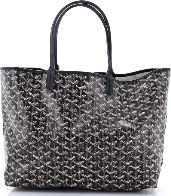Pre-Loved Saint Louis Tote Coated Canvas PM, Black