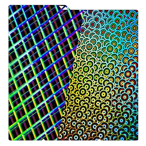 264x276mm Upgraded Build Plate, Kaleidoscope H5H Double Sided Build Sheet,Cold Low Temperature Build Plate Suitable for Kobra S1 3D Pritner