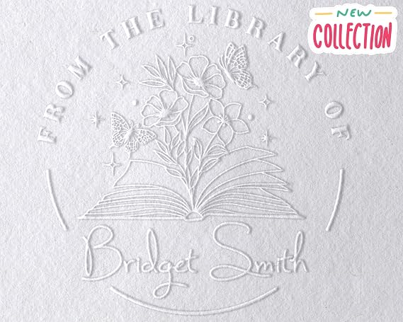 EXLIBRIS Custom Book Embosser - Library & Monogram Stamp