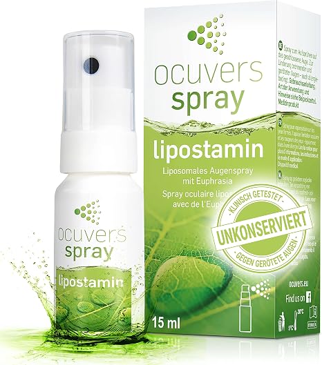 Ocuvers Lipostamin Eye Spray – 15ml/0.5oz