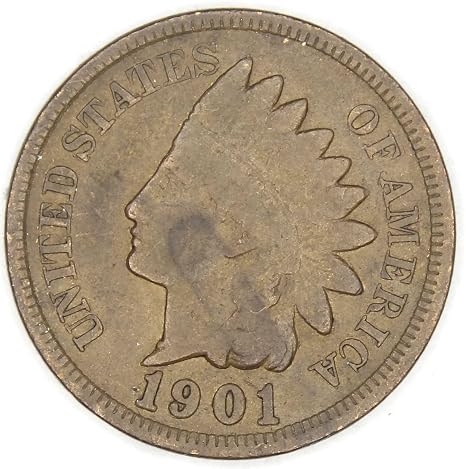 1901 Indian Head Cent Penny