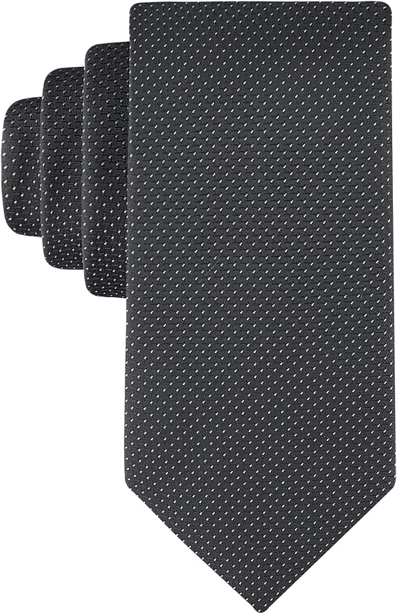 Haggar Men's Textured Solid Self-tie Necktie