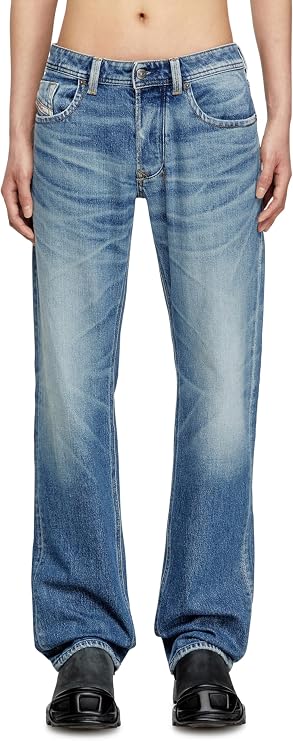 Diesel Men's Regular Jeans Low Waist 1985 Larkee, Medium Blue