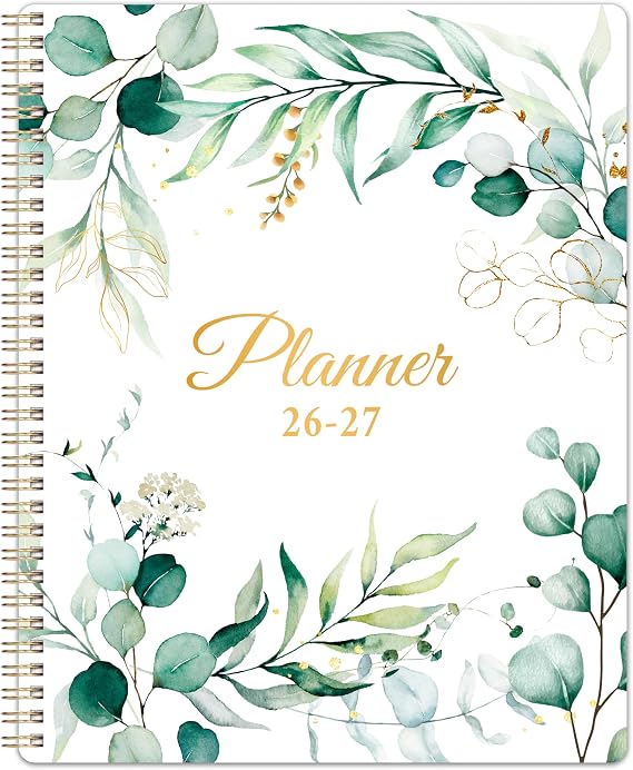 Planner 2026-2027 - 9" x 11" Planner 2026-2027 Weekly and Monthly, from JUL. 2026 to JUN. 2027, 26-27 Academic Planner with Tab, Twin-Wire Binding, Inner Pocket