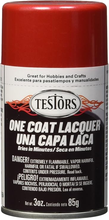 Testors Revving Red Aerosol Lacquer Paint