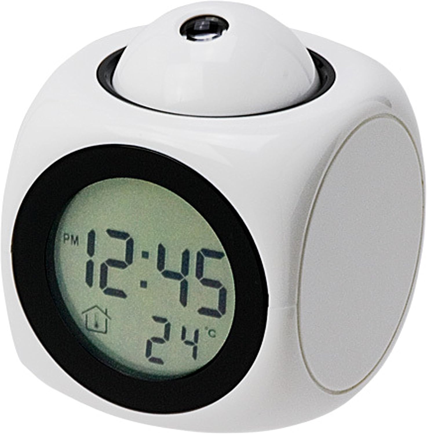 Voice Readout & Projector Display Multi Clock, White 48043