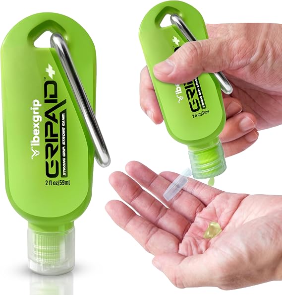 GRIPAID - Hand Gel Grip Enhancer, Prevent Sweaty Hands for a Strong Grip, Golf, Tennis, Gaming, Pickleball Grip, 2 Ounces