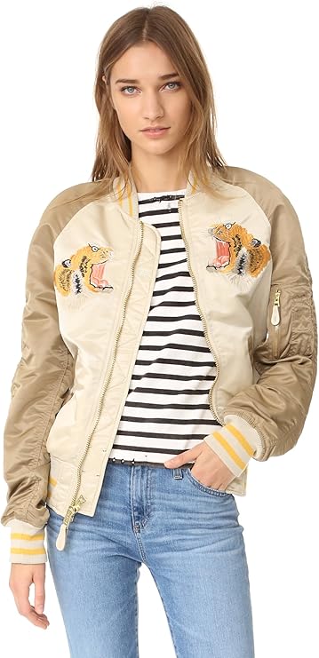 Alpha Industries Men's Tiger Souvenir Jacket