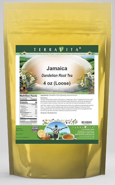Jamaica Dandelion Root Tea (Loose) (4 oz, ZIN: 553139)
