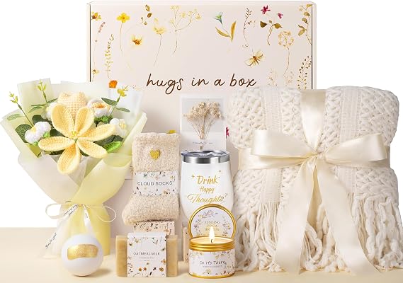 Aeenr Birthday Gifts for Women Spa Self Care Get Well Soon Gift Baskets