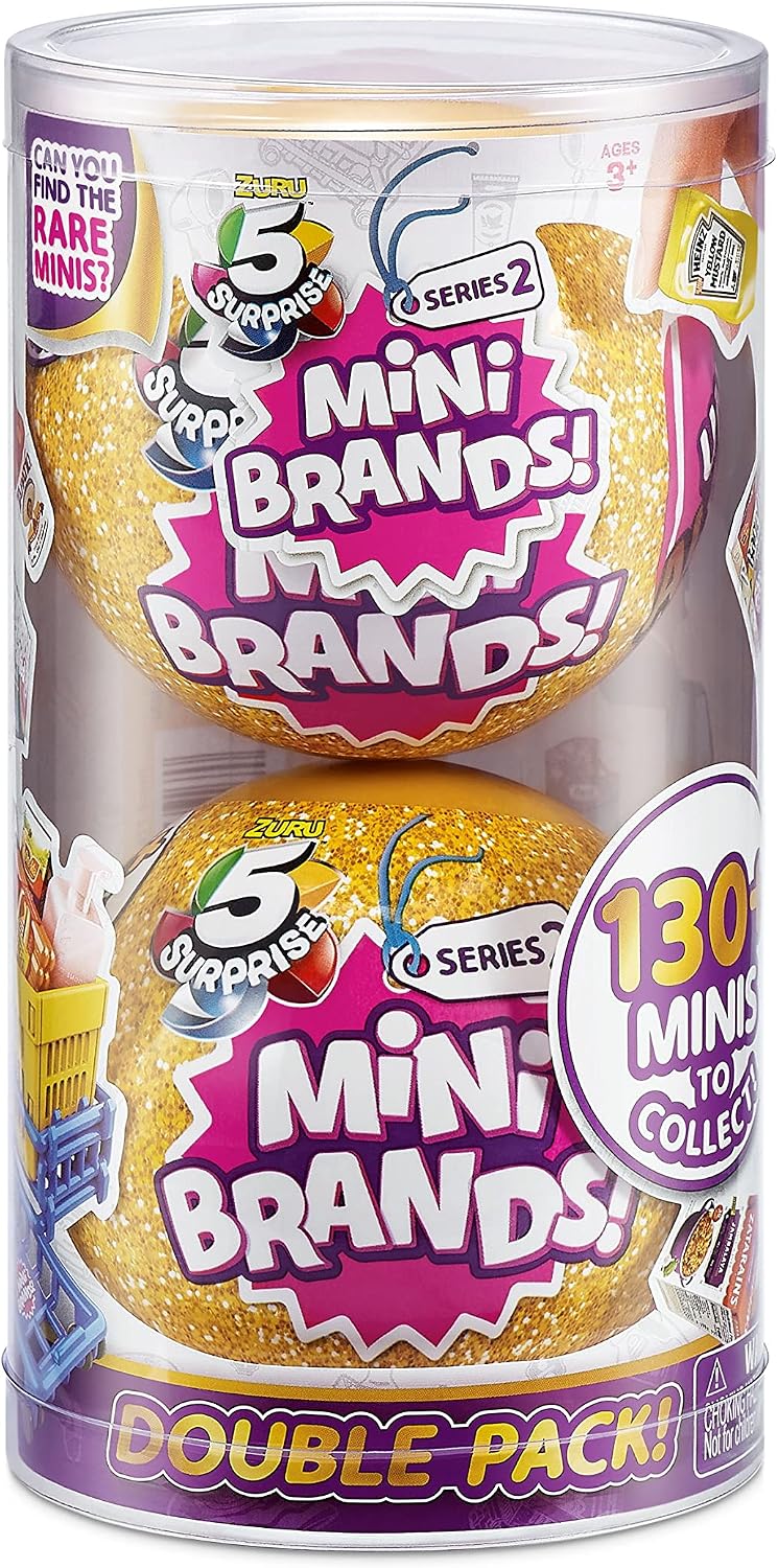 Year Round Gifts 4 You Mini Brands 5 SURPRISE ZURU Gold Series 2 2-Piece Set Parallel Imported Item